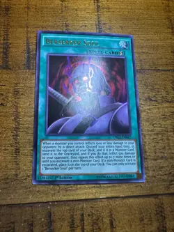 Berserker Soul DRL3-EN047 1st Edition Ultra Rare LP + BONUS - Image 1