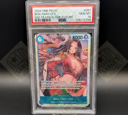 2024 One Piece English Boa Hancock SR OP07-051 500 Years in the Future PSA 10 - Image 1
