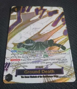 Ground Death Alt Art Event One Piece English Azure Sea's Seven OP14 096 - Image 2