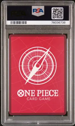 2022 ONE PIECE OP01-ROMANCE DAWN ALTERNATE ART-ERRATA #002 TRAFALGAR LAW PSA 10 - Image 2