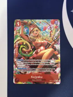 NM Kujyaku (Alternate Art) OP11-004 SR Foil One Piece A Fist of Divine Speed - Image 1
