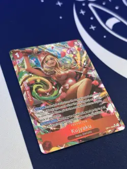 NM Kujyaku (Alternate Art) OP11-004 SR Foil One Piece A Fist of Divine Speed - Image 2