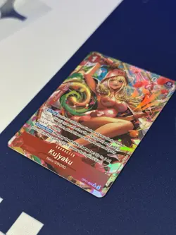 NM Kujyaku (Alternate Art) OP11-004 SR Foil One Piece A Fist of Divine Speed - Image 3