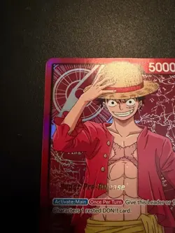 Monkey.D.Luffy ST01-001 Super Pre-Release Foil Starter Deck 1 Great Condition - Image 2