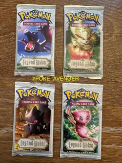 Pokemon EX Legend Maker Trading Card Game Booster Pack (4 PACKS INCLUDED) - Image 1