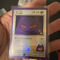 Pokkedo Set V2 - Angga (Gengar) 58/60 HOLO Pokemon Art Card Very Rare NM/M - Image 1