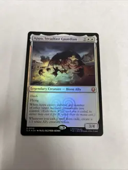 Appa Steadfast Guardian Foil Card #0010 MTG LP - Image 1