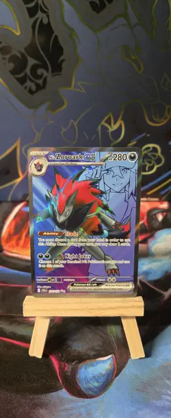 Pokemon TCG N's Zoroark EX Journey Together Ultra Rare Card 175/159 - Image 1