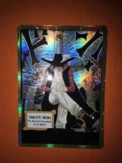 DON!! Card Gold Frame Mihawk OP14 ONE PIECE NM English The azure sea’s seven - Image 2