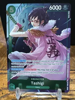 OP14-029 Tashigi R Dash Pack Alt Art One Piece TCG English Card - Image 1