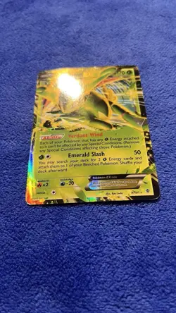 Pokemon TCG Virizion EX Plasma Blast Holo Ultra Rare Card 9/101 - Image 2