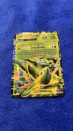 Pokemon TCG Virizion EX Plasma Blast Holo Ultra Rare Card 9/101 - Image 5