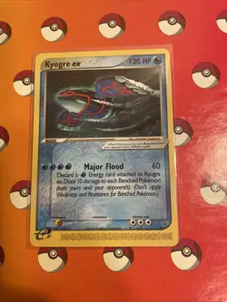 Kyogre Ex 001 - Promo - Pokemon Ereader Card - NM - Image 2
