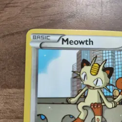 Pokemon Meowth BW35 Black Star Promo Card Black White - Image 4