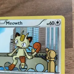 Pokemon Meowth BW35 Black Star Promo Card Black White - Image 5