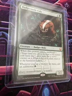 Badgermole Cub MTG Magic Cards NM-M Avatar The Last Air bender M 0167 - Image 1