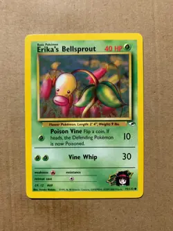 Erika's Bellsprout 75/132 Gym Heroes - Common Pokemon Card - NM/Mint - Image 1