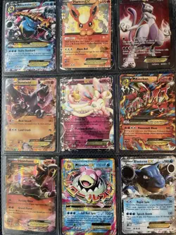 Pokemon EX Lot of 16 Charizard EX, Mewtwo EX, Blastoise Ex + Mega EX Cards READ - Image 1