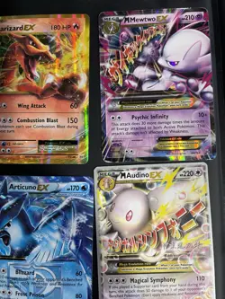 Pokemon EX Lot of 16 Charizard EX, Mewtwo EX, Blastoise Ex + Mega EX Cards READ - Image 4