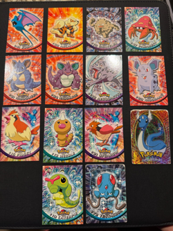 Pokemon TOPPS Circa 1999 TV Edition Card Lot of 14 - Image 1