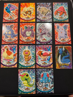 Pokemon TOPPS Circa 1999 TV Edition Card Lot of 14 - Image 2