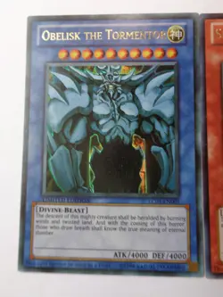 Legendary Collection God Card Set - Obelisk, Slifer, Ra LC01-EN001, 002, 003 - Image 3