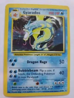 Gyarados Base Set Pokemon Card WOTC NM - Image 1