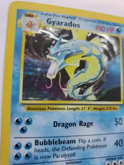 Gyarados Base Set Pokemon Card WOTC NM - Image 2