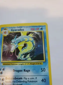 Gyarados Base Set Pokemon Card WOTC NM - Image 5