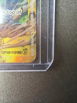One Piece CCG OP12-119 Bartholomew Kuma Secret Rare Card - Image 4