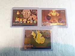 Pokemon Topps Pikachus Vacation Lot ×3, Foil Cards - Image 1