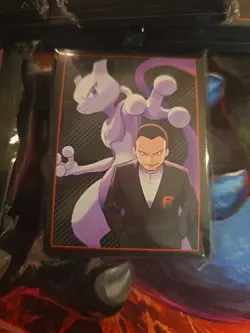 Mewtwo And Giovanni Destined Rivals ETB Card Sleeves - Pokemon 7 packs - Image 2