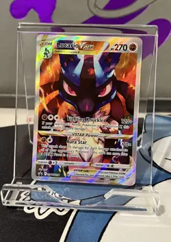 Pokemon TCG Crown Zenith Lucario VSTAR Promo Card SWSH291 - Image 1