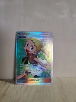 Pokemon Bonnie Full Art Ultra Rare Card NM-Mint, English, 128/131, Sun & Moon - Image 1