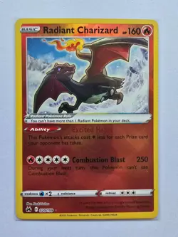 Radiant Charizard 020/159 Crown Zenith - Pokemon TCG Card - Image 1