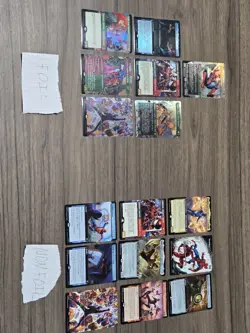 MTG SPIDER-MAN CARD LOT OF 16 FOIL NON FOIL MAGIC THE GATHERING TCG CCG - Image 1