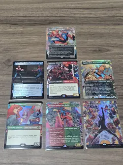 MTG SPIDER-MAN CARD LOT OF 16 FOIL NON FOIL MAGIC THE GATHERING TCG CCG - Image 2