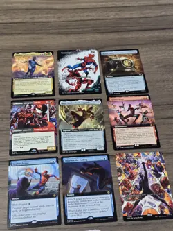 MTG SPIDER-MAN CARD LOT OF 16 FOIL NON FOIL MAGIC THE GATHERING TCG CCG - Image 3