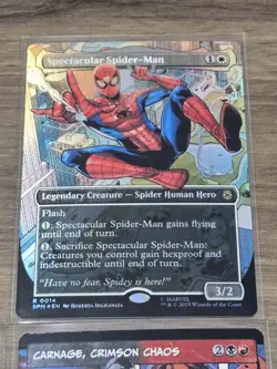 MTG SPIDER-MAN CARD LOT OF 16 FOIL NON FOIL MAGIC THE GATHERING TCG CCG - Image 4