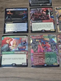 MTG SPIDER-MAN CARD LOT OF 16 FOIL NON FOIL MAGIC THE GATHERING TCG CCG - Image 5