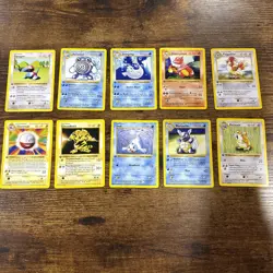 Pokemon First Edition Card Lot - 10 Cards - Lot 3 - Image 1