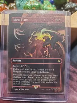 Mega Flare (Borderless) Commander: Final Fantasy Foil - Image 1