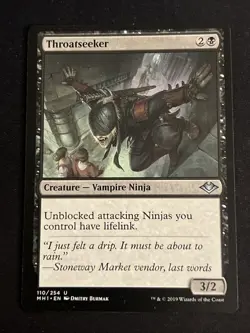 1x Throatseeker (110) Modern Horizons LP MTG Magic the Gathering x1 MKE - Image 1