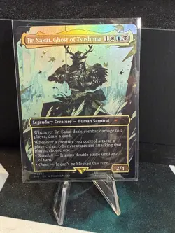 MTG Jin Sakai, Ghost Of Tsushima FOIL Secret Lair Drop - Image 1