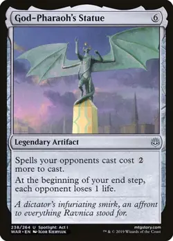 2x God-Pharaoh's Statue War of the Spark HP MTG - Image 1