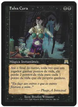 False Cure / Falsa Cura - ONSLAUGHT - portugese (n-mint) * Rare * Heilmittel - Image 1