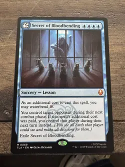 Secret of Bloodbending FOIL - MTG Avatar: The Last Airbender TLA - Image 1