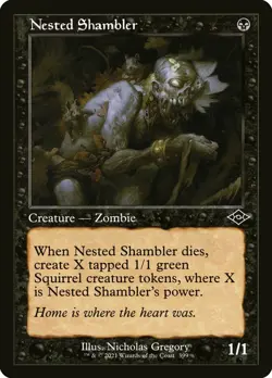 4x Nested Shambler (Retro Frame) *FOIL* - NM - Modern Horizons 2 - Image 1