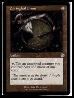 Born of the Gods #162 Springleaf Drum - Image 1