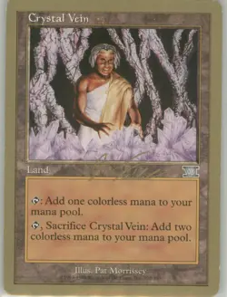 Crystal Vein 322 Vintage Non-Foil LP Gold Border Worlds Non Tournament Legal MTG - Image 1